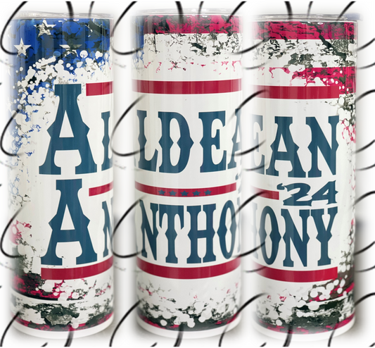 Aldean & Anthony 2024 20oz Skinny Tumbler