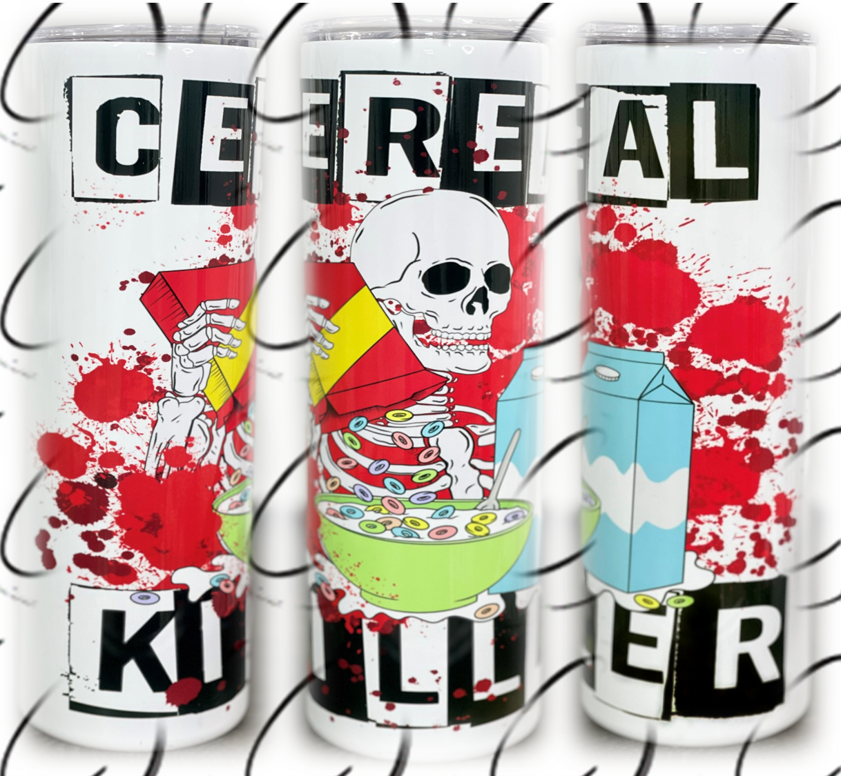 Cereal Killer 20oz Skinny Tumbler