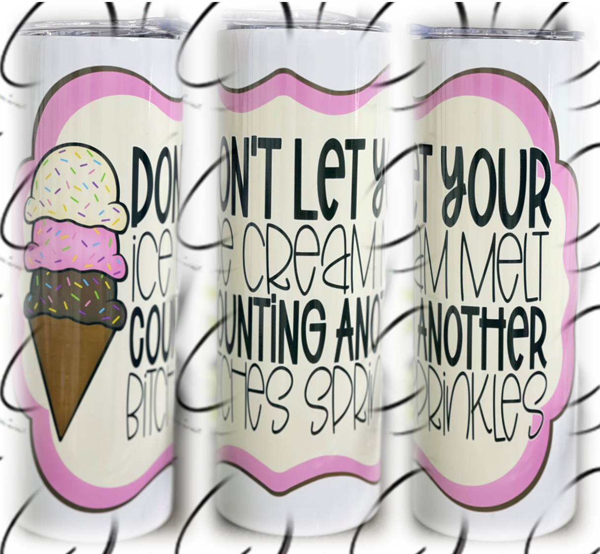 Counting Other Sprinkles 20oz Skinny Tumbler