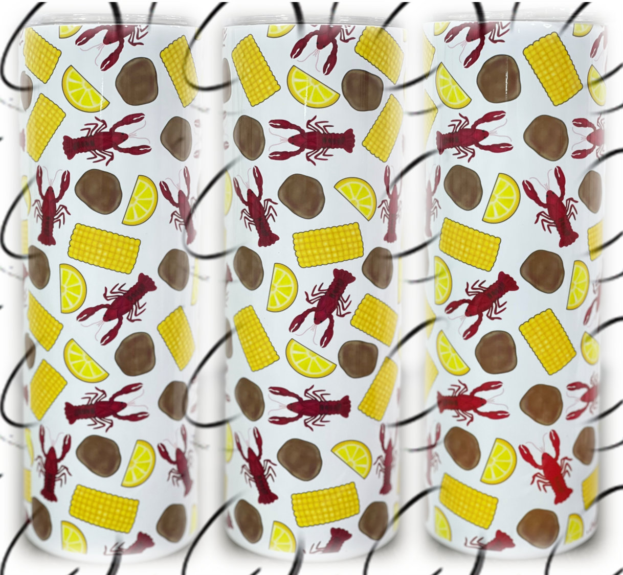 Crawfish Boil 20oz Skinny Tumbler