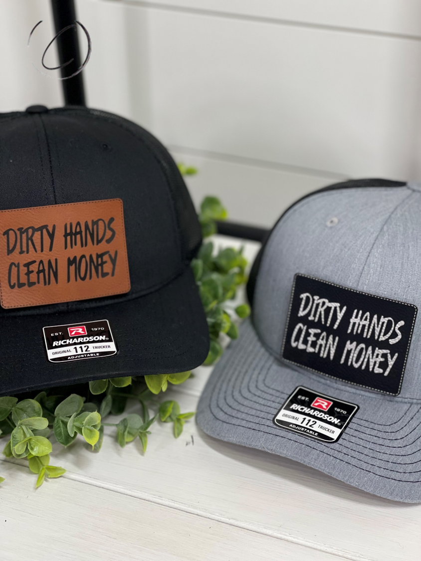 Youth Dirty Hands, Clean Money Patch Snapback Hat