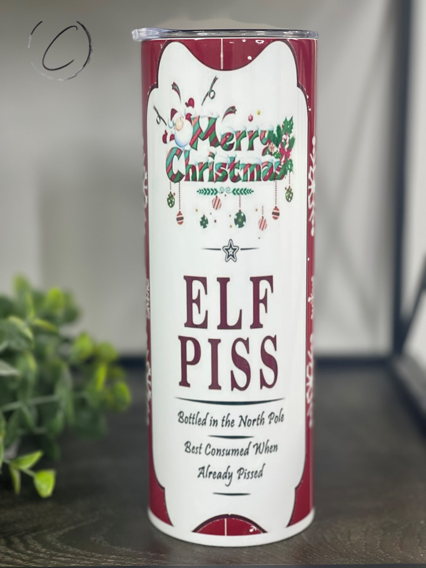 Elf Piss 20oz Skinny Tumbler