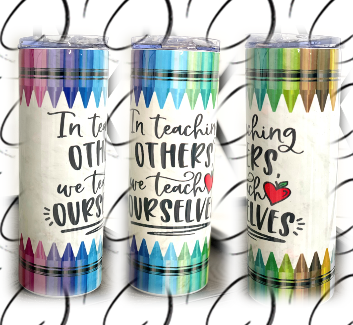 Teaching Teachers 20oz Skinny Tumbler