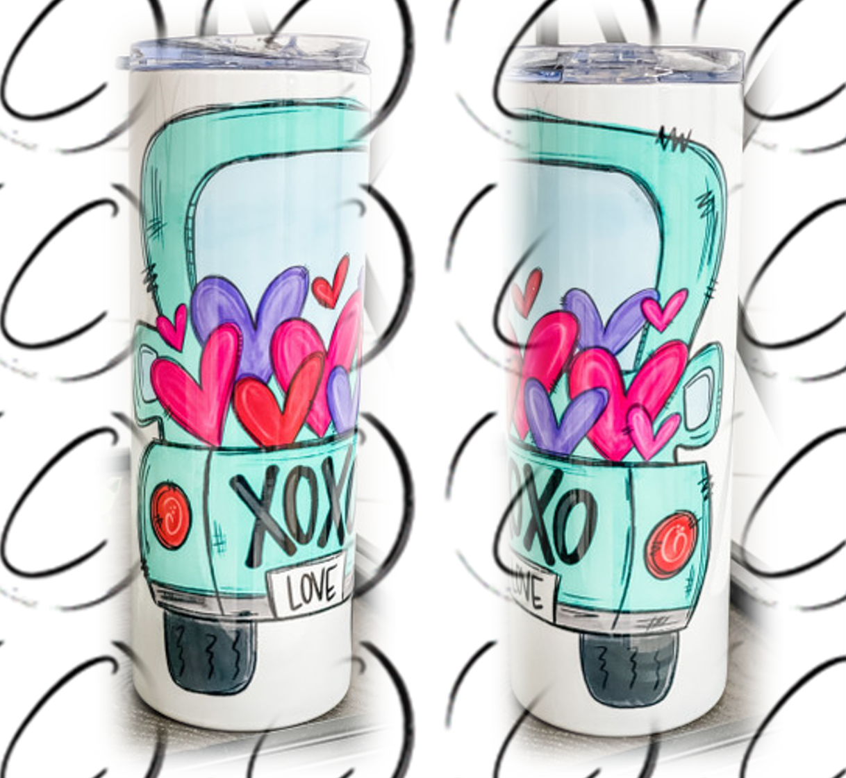 XOXO Truck 20oz Skinny Tumbler