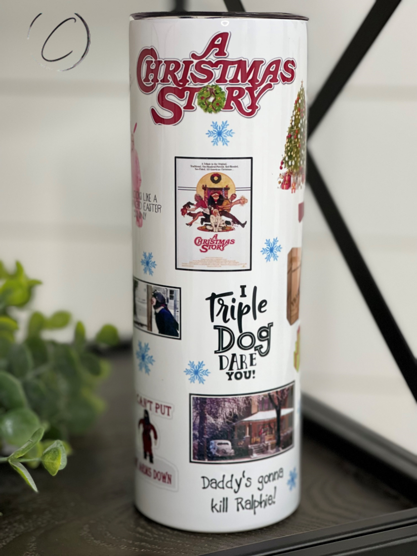 A Christmas Story 20oz Skinny Tumbler