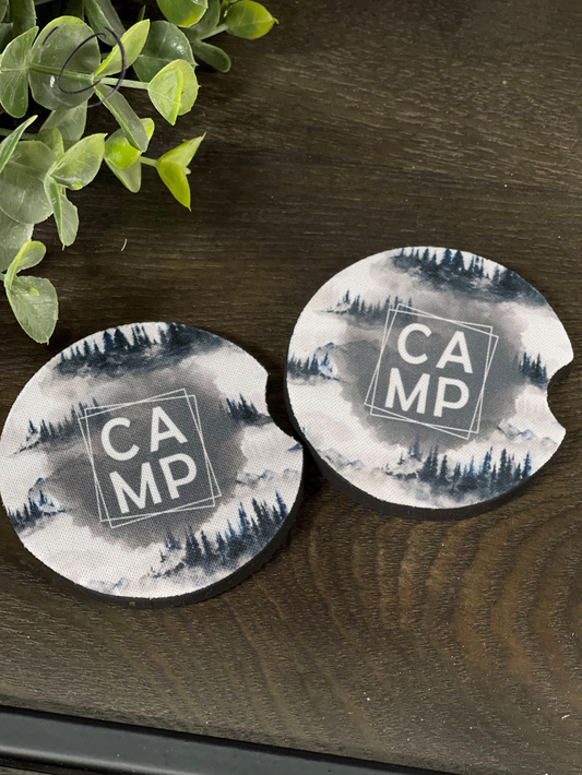 Camp Car Coaster Set