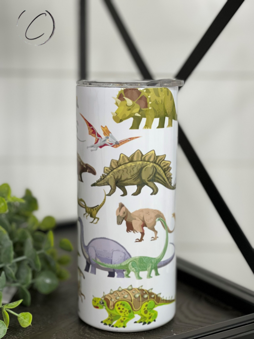 Dino's 15oz Kids Skinny Tumbler