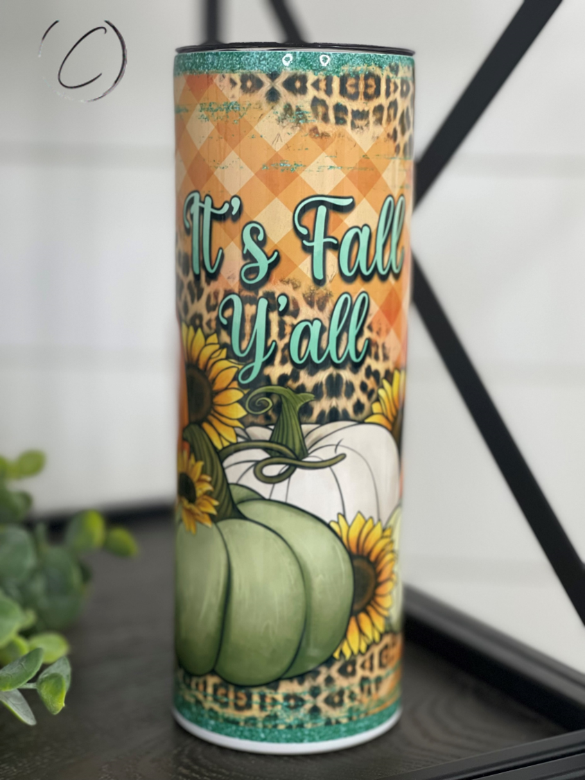 It's Fall Y'all 20oz Skinny Tumbler