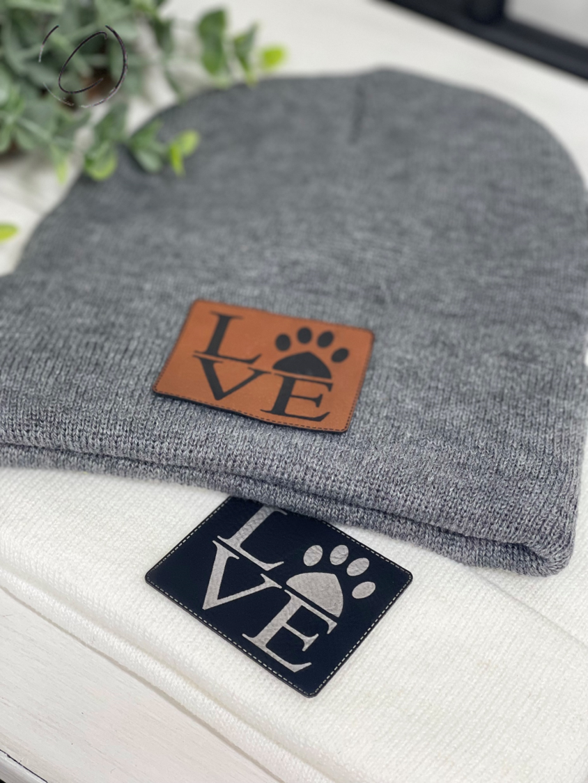 Love Paw Patch Beanie