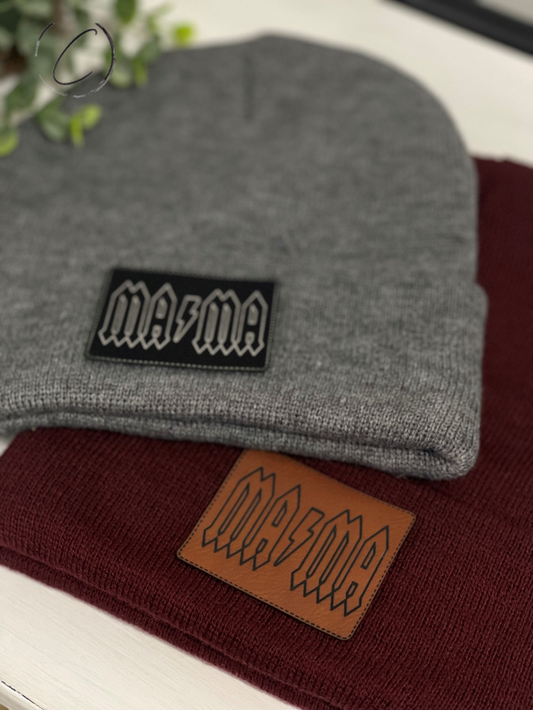 Mama Rocks Patch Beanie