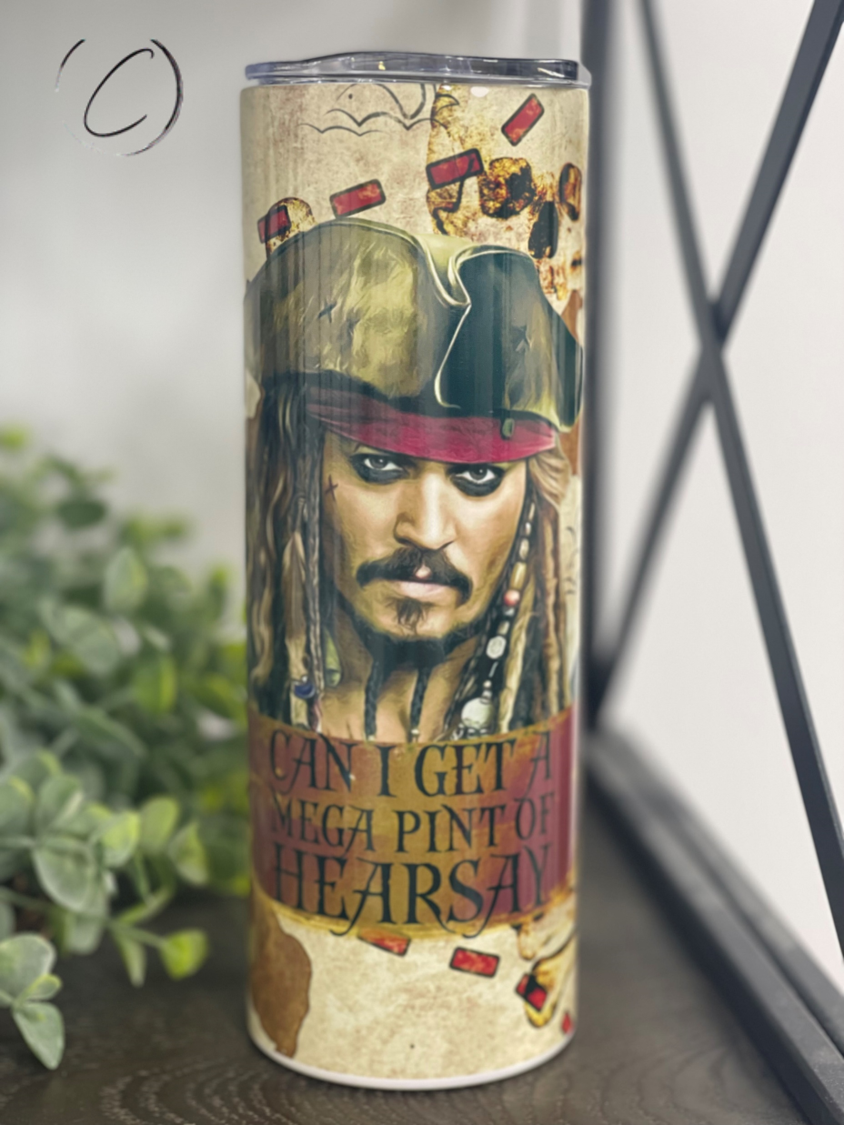 Pirate Map Of Hearsay 20oz Skinny Tumbler