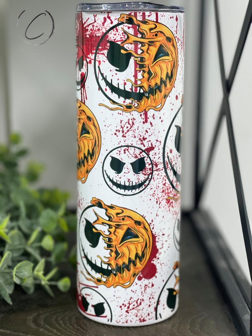 Pumpkin Jack 20oz Skinny Tumbler