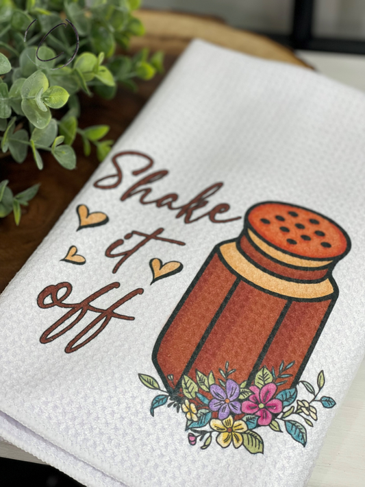 Shake It Off Weave Tea Towel