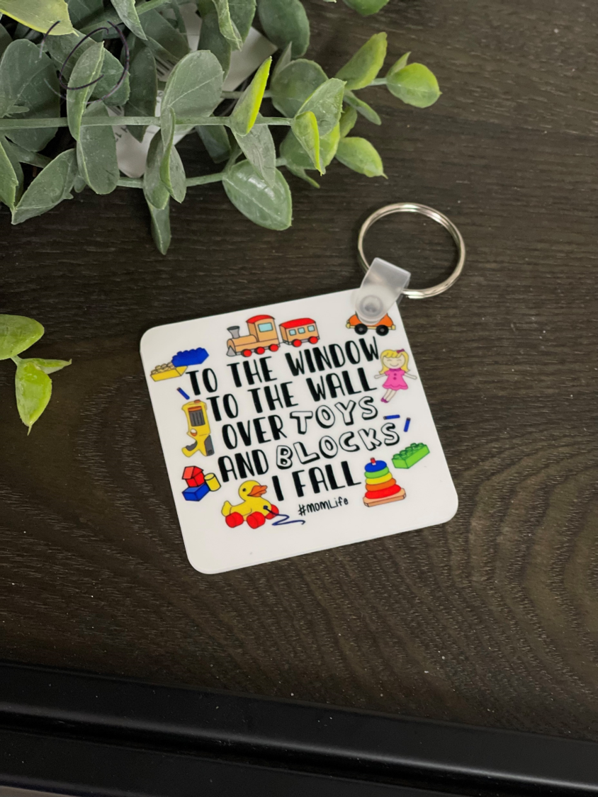 Toys & Blocks I Fall Keychain