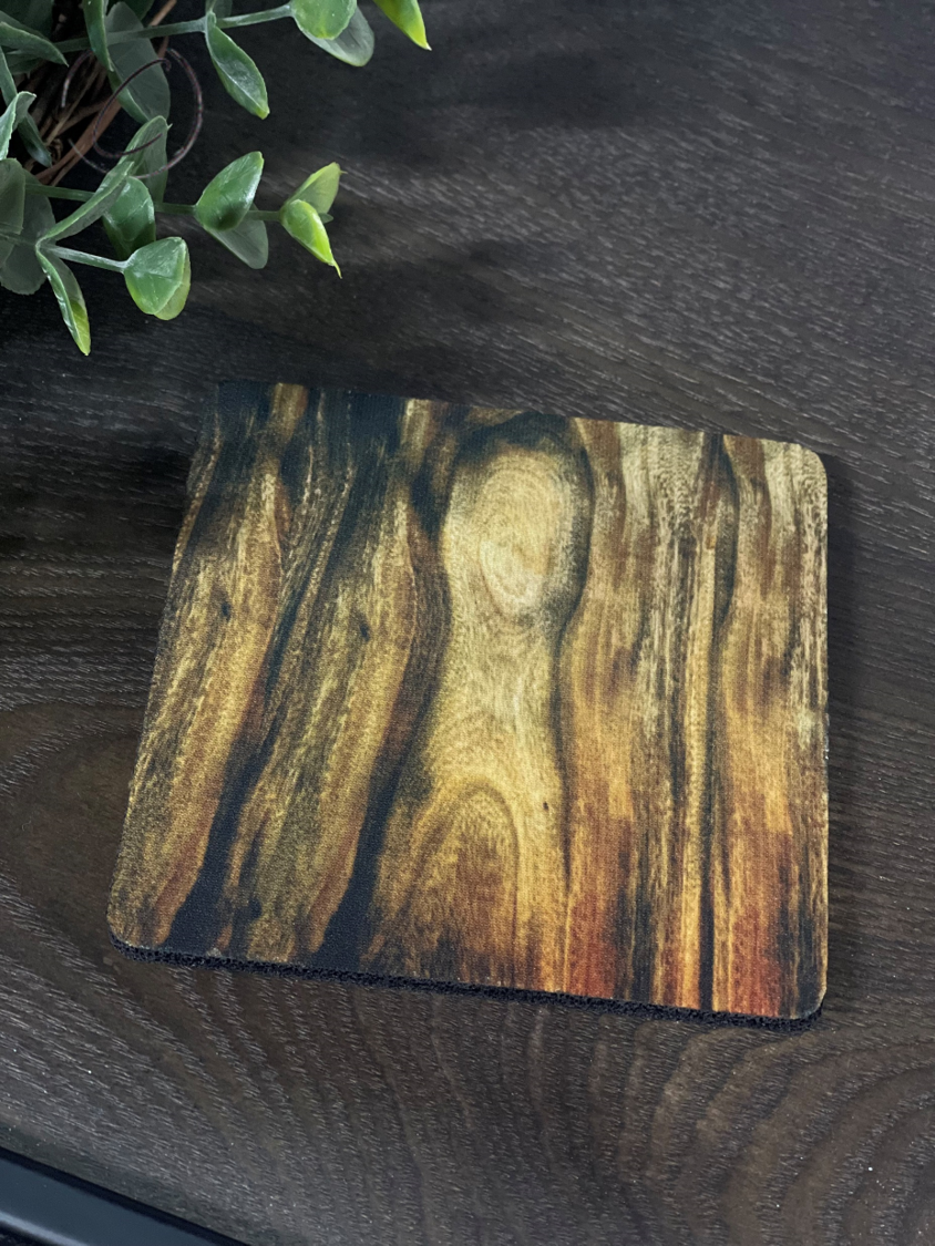 Weathered Oak Home Coaster Set