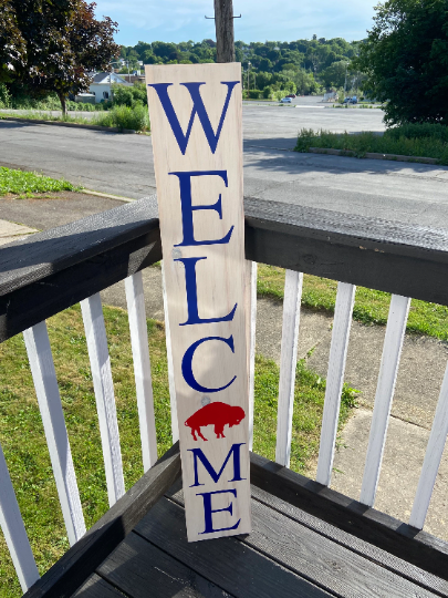 Buffalo Throwback Porch Sign