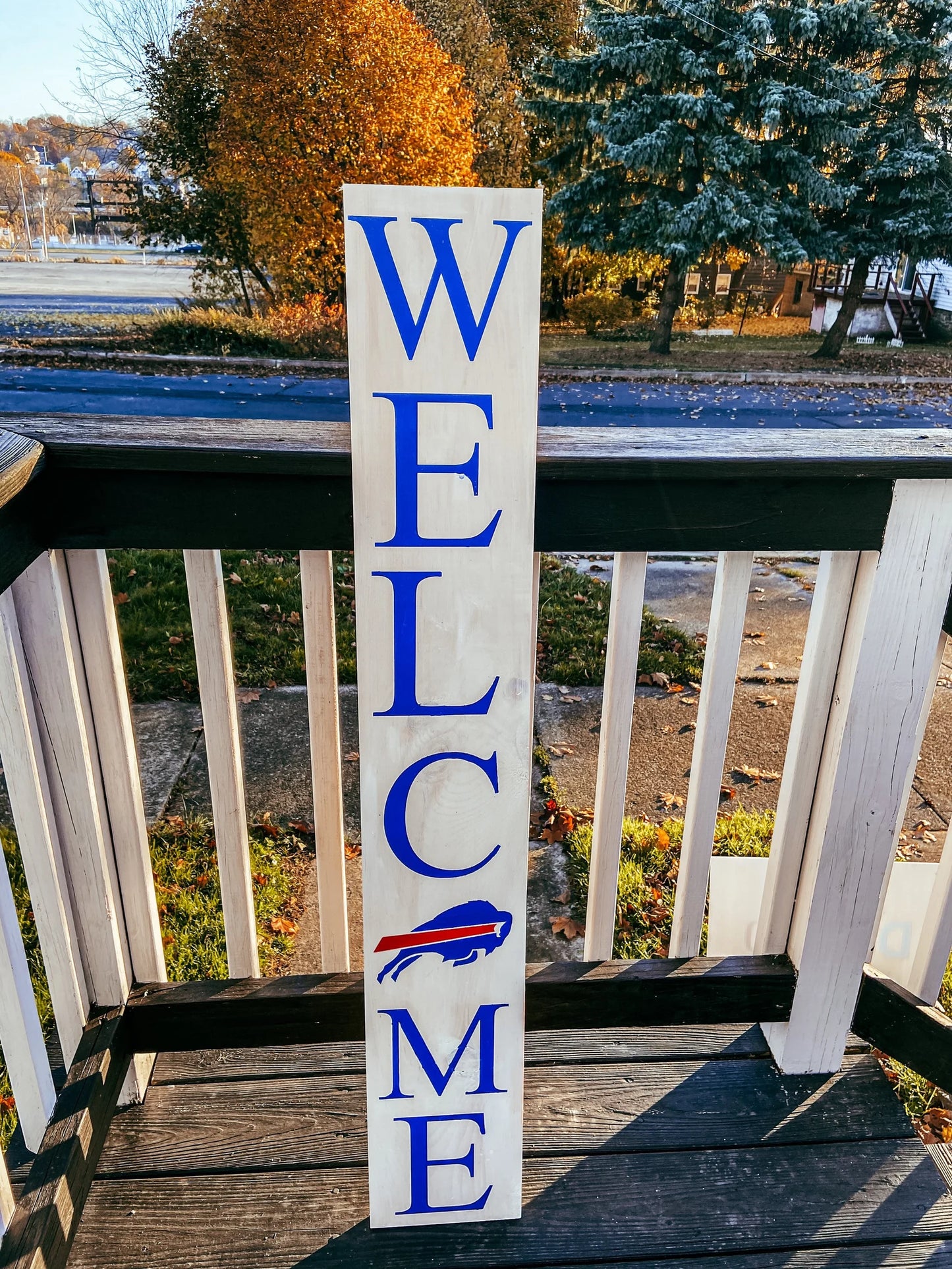 Bills Welcome Porch Sign