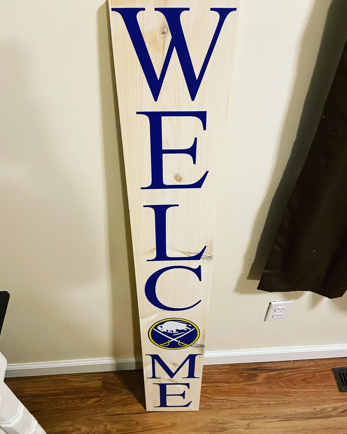 Sabres Hockey Porch Sign