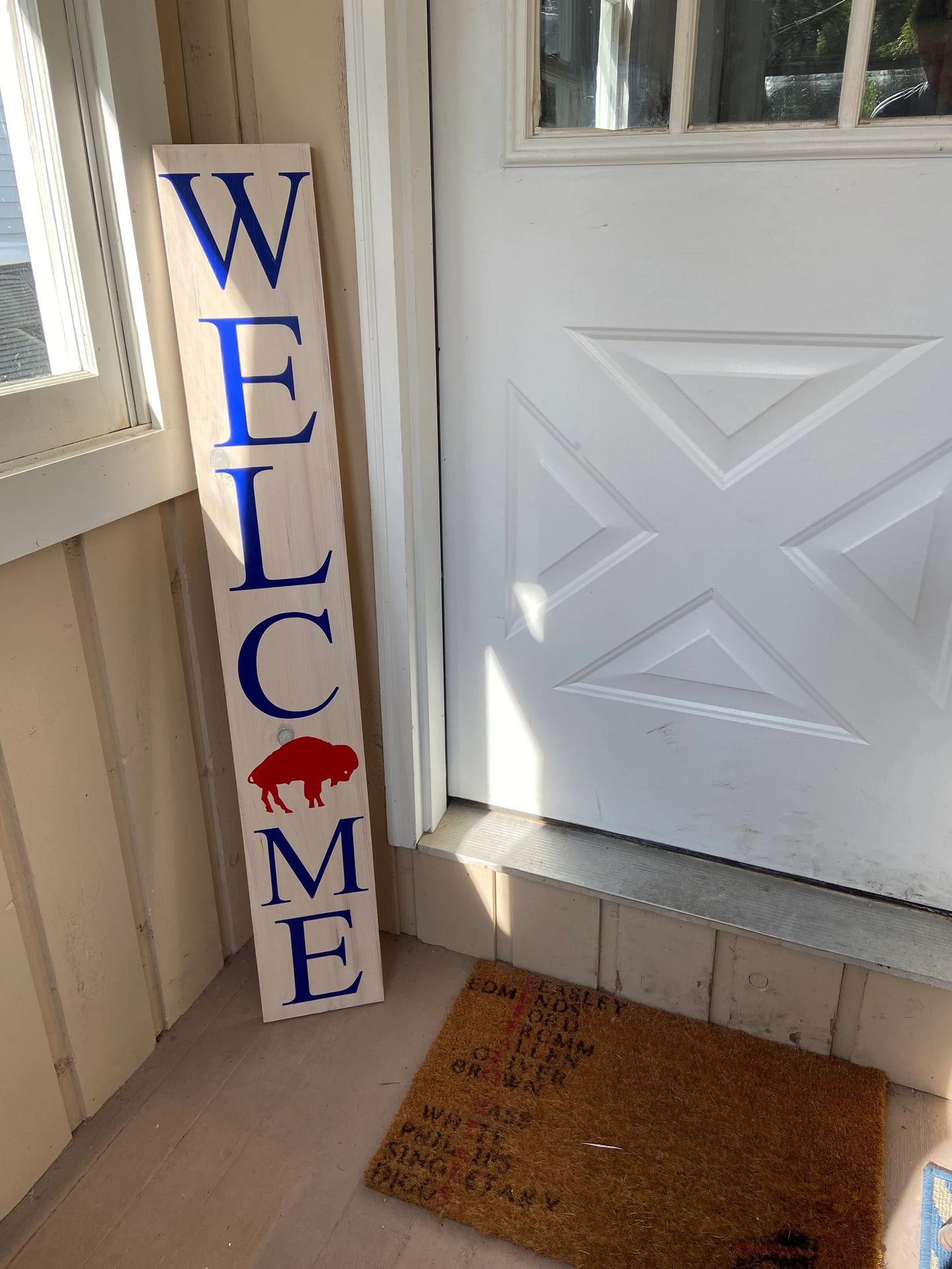 Buffalo Throwback Porch Sign