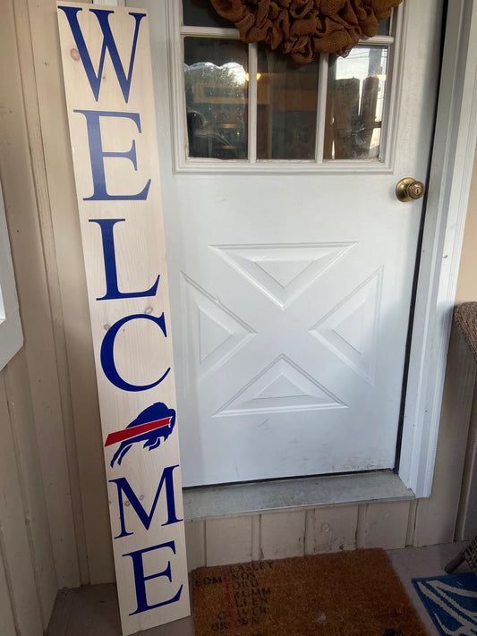 Bills Welcome Porch Sign