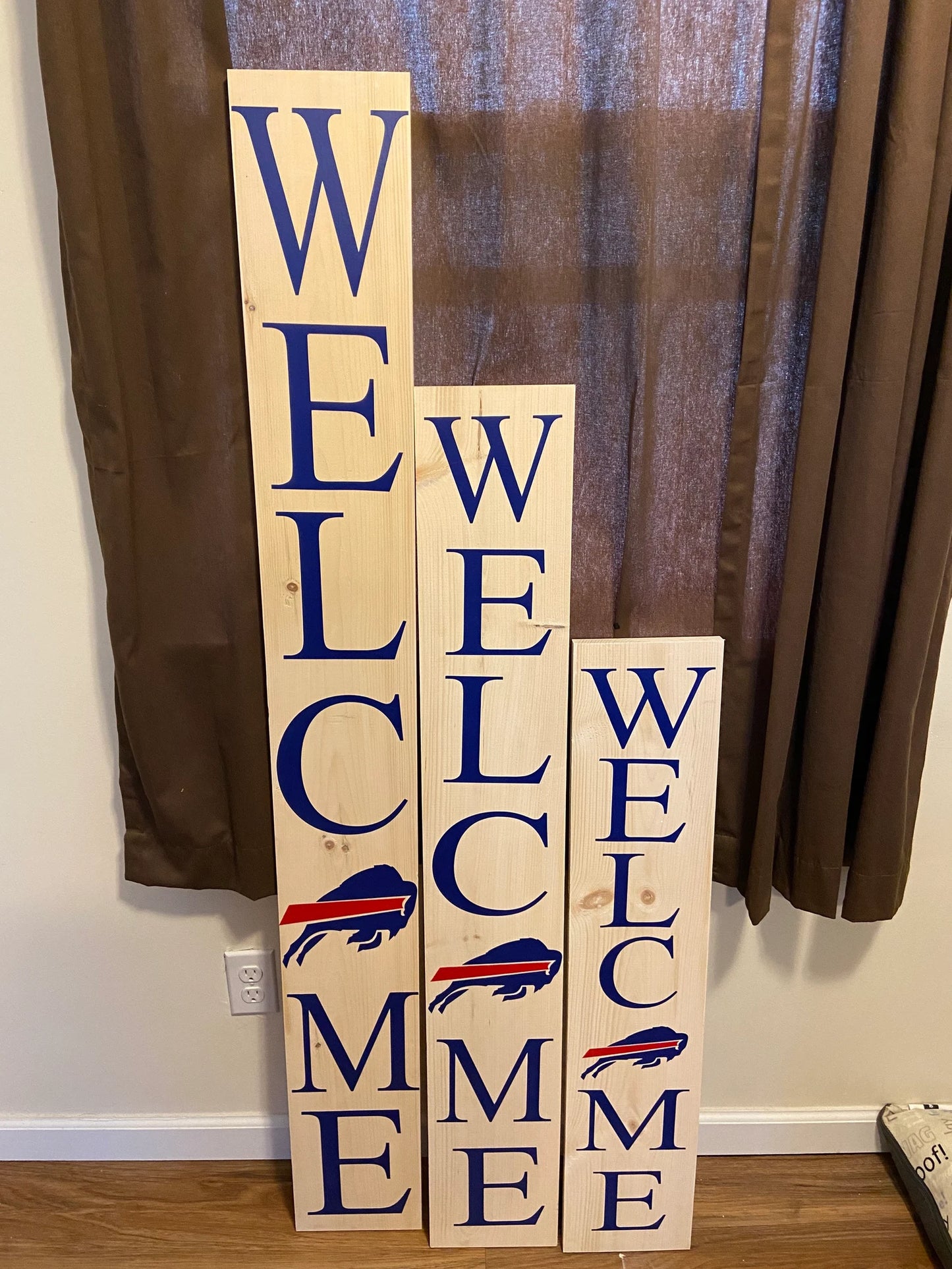 Bills Welcome Porch Sign