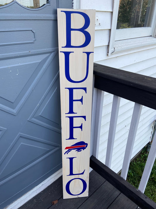 Buffalo Football Porch Sign