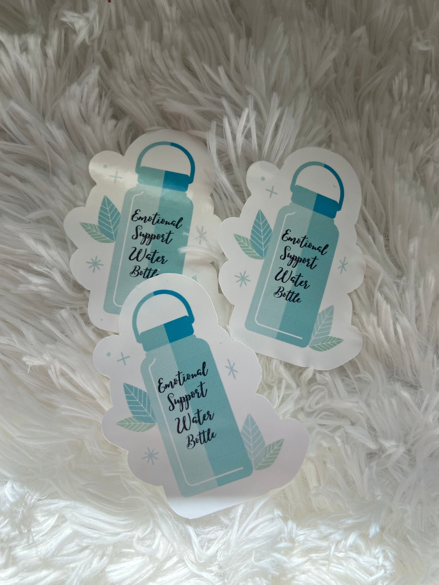 Emotional Support Water Bottle Sticker